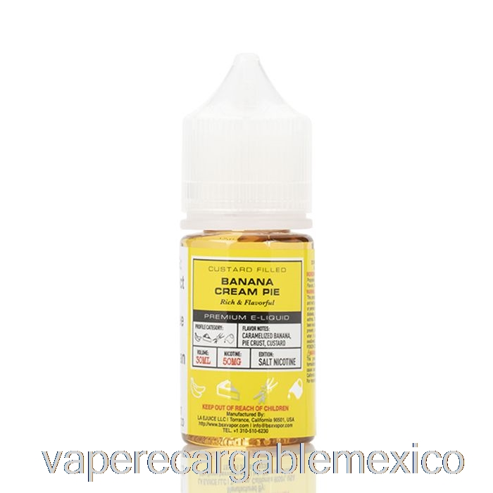 Vape Recargable Banana Cream Pie - Bsx Salt Series - 30ml 50mg